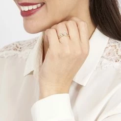 Histoire D'Or Bague Lisella Or Bicolore Diamant 6 Histoire D'Or Bague Lisella Or Bicolore Diamant -Colliers Fantaisie Soldes B3DF2DW0EG view3