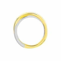 Histoire D'Or Bague Andrette Or Bicolore Diamant -Colliers Fantaisie Soldes B3DF2DW30P view2