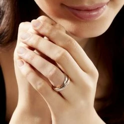 Histoire D'Or Bague Andrette Or Bicolore Diamant -Colliers Fantaisie Soldes B3DF2DW30R model1