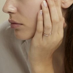 Histoire D'Or Bague Ruthe Or Bicolore Diamant -Colliers Fantaisie Soldes B3DF2DW3GG model1