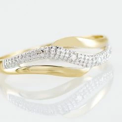 Histoire D'Or Bague Smeralda Or Bicolore Diamant 9 Histoire D'Or Bague Smeralda Or Bicolore Diamant -Colliers Fantaisie Soldes B3DF2DW517 view3