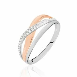 Histoire D'Or Bague Nene Or Bicolore Diamant