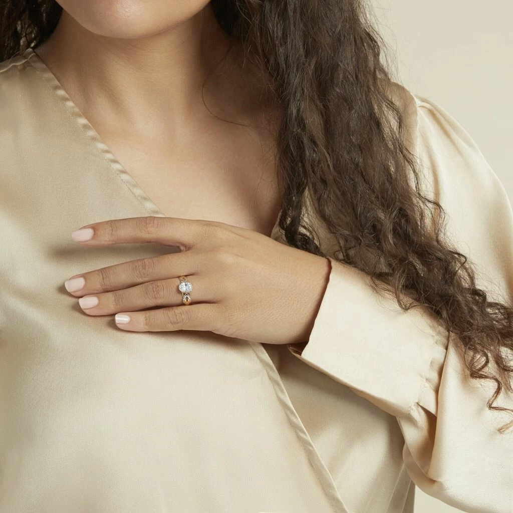 Histoire D'Or Bague Or Bicolore Kolleen Oxyde De Zirconium 5 Histoire D'Or Bague Or Bicolore Kolleen Oxyde De Zirconium – Image 5