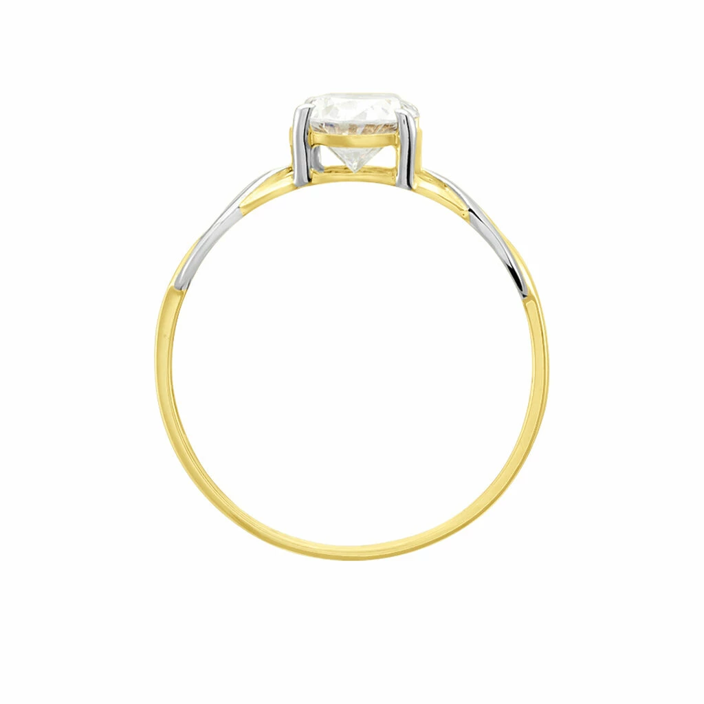 Histoire D'Or Bague Or Bicolore Kolleen Oxyde De Zirconium 3 Histoire D'Or Bague Or Bicolore Kolleen Oxyde De Zirconium – Image 3