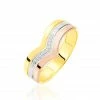 Histoire D'Or Bague Alix Or Tricolore Diamant