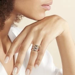 Histoire D'Or Bague Exauce Or Tricolore Diamant -Colliers Fantaisie Soldes B3DF3DW2HT model1