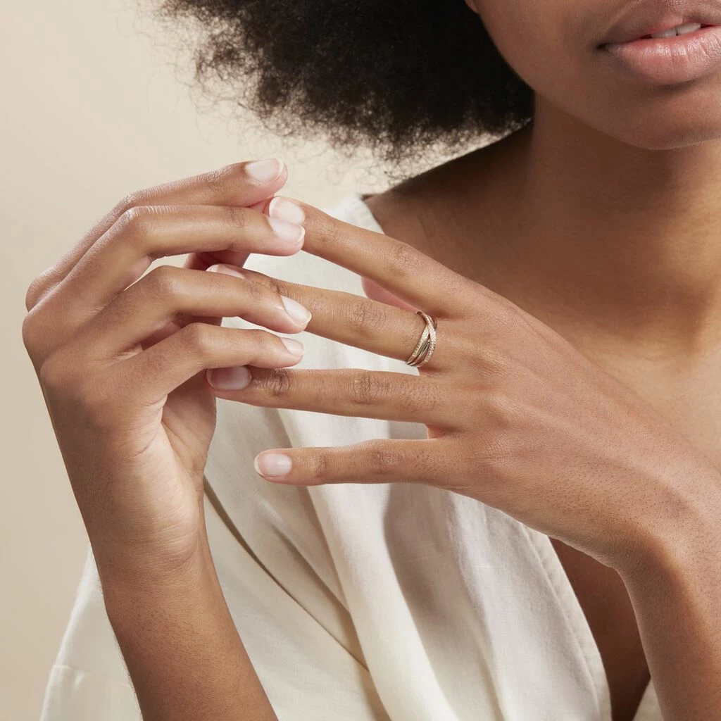 Histoire D'Or Bague Sabera Or Tricolore Diamant 6 Histoire D'Or Bague Sabera Or Tricolore Diamant – Image 6