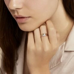 Histoire D'Or Bague Aurelianne Or Tricolore Diamant -Colliers Fantaisie Soldes B3DF3DW3MH model1