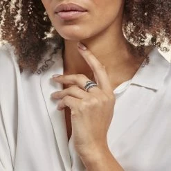 Histoire D'Or Bague Heldea Or Blanc Diamant -Colliers Fantaisie Soldes B3DFBDD022 model0