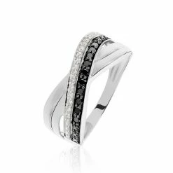Histoire D'Or Bague Martika Or Blanc Diamant