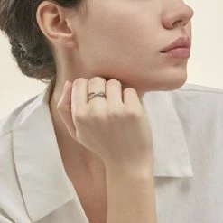 Histoire D'Or Bague Rejane Or Blanc Diamant 8 Histoire D'Or Bague Rejane Or Blanc Diamant -Colliers Fantaisie Soldes B3DFBDD220 model0