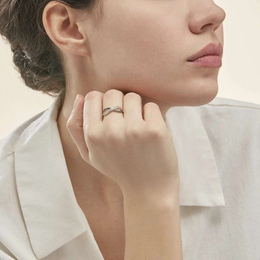 Histoire D'Or Bague Rejane Or Blanc Diamant 4 Histoire D'Or Bague Rejane Or Blanc Diamant – Image 4