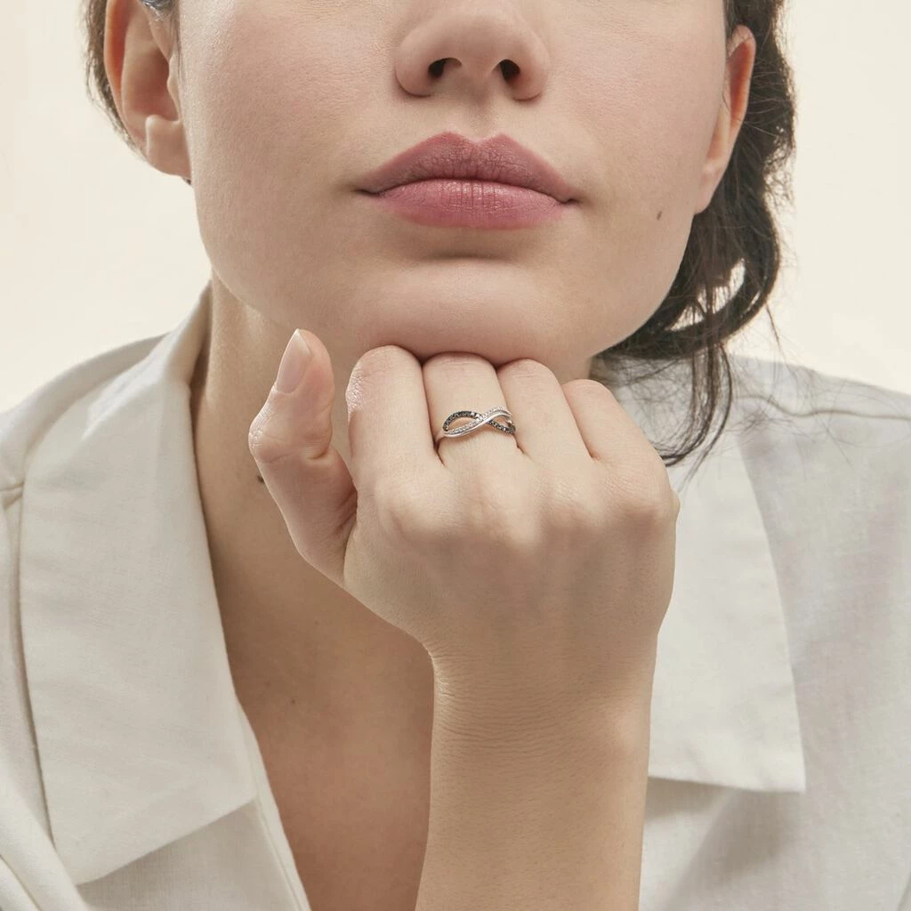 Histoire D'Or Bague Rejane Or Blanc Diamant 5 Histoire D'Or Bague Rejane Or Blanc Diamant – Image 5