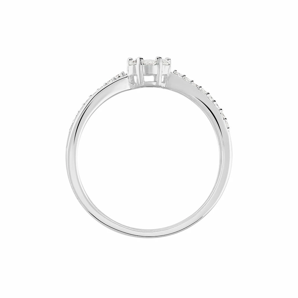 Histoire D'Or Bague Kuta Or Blanc Diamant 3 Histoire D'Or Bague Kuta Or Blanc Diamant – Image 3