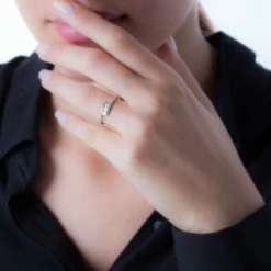 Histoire D'Or Bague Loresa Or Blanc Diamant 7 Histoire D'Or Bague Loresa Or Blanc Diamant -Colliers Fantaisie Soldes B3DFBDW077 model0