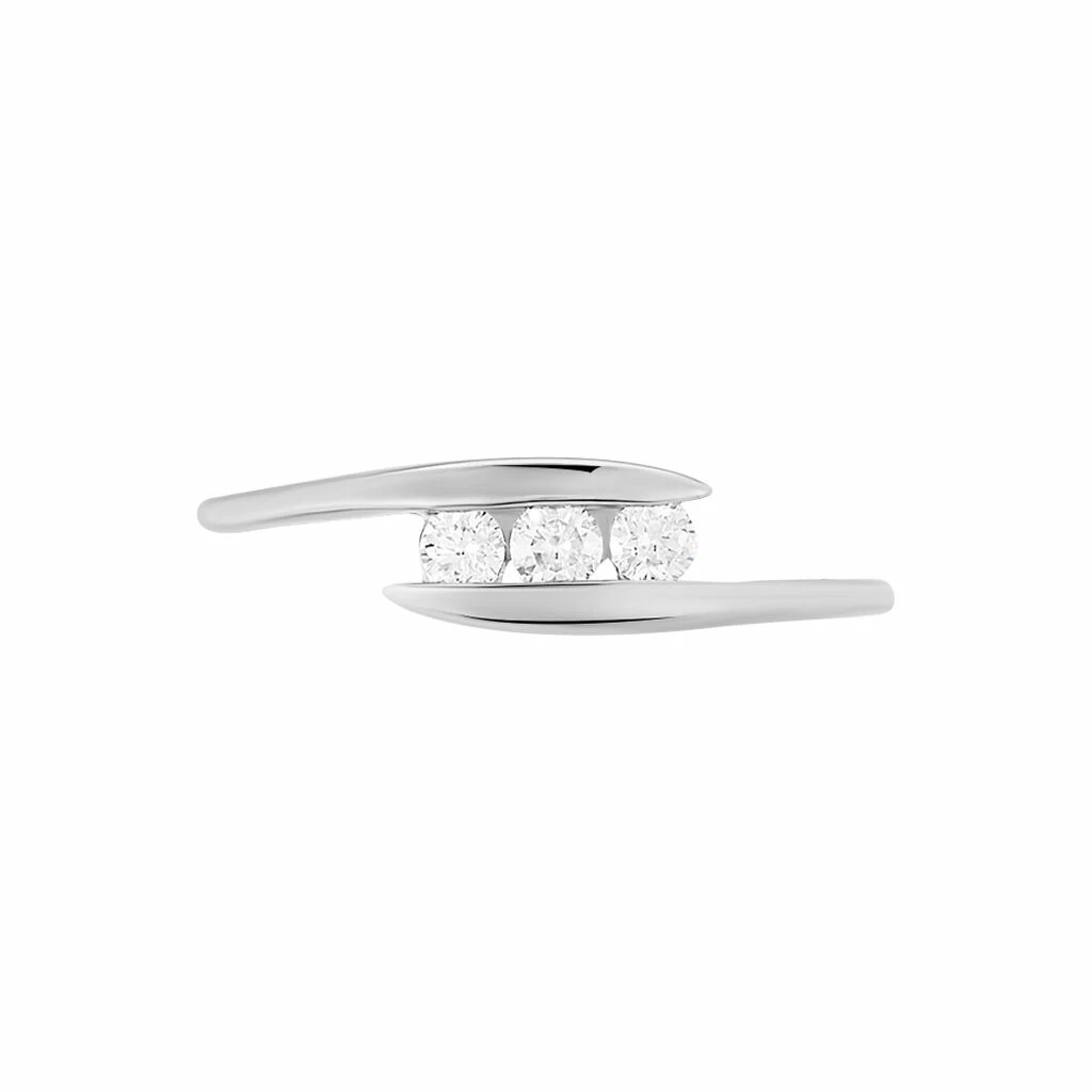 Histoire D'Or Bague Loresa Or Blanc Diamant 2 Histoire D'Or Bague Loresa Or Blanc Diamant – Image 2