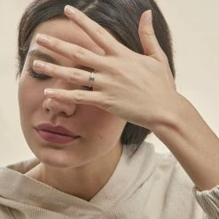 Histoire D'Or Bague Frika Or Blanc Diamant -Colliers Fantaisie Soldes B3DFBDW09N model1