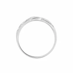 Histoire D'Or Bague Vaguelette Or Blanc Diamant -Colliers Fantaisie Soldes B3DFBDW175 view2