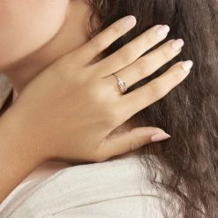 Histoire D'Or Bague Cyranna Or Blanc Diamant 9 Histoire D'Or Bague Cyranna Or Blanc Diamant -Colliers Fantaisie Soldes B3DFBDW17E model1