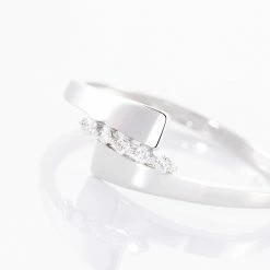 Histoire D'Or Bague Abbie Or Blanc Diamant -Colliers Fantaisie Soldes B3DFBDW18M view3
