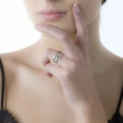 Histoire D'Or Bague Eleonore Or Blanc Diamant -Colliers Fantaisie Soldes B3DFBDW1AI model0