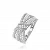 Histoire D'Or Bague Agnes Or Blanc Diamant