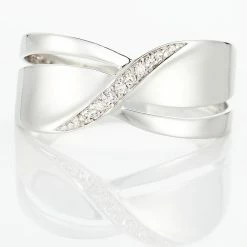 Histoire D'Or Bague Camomille Or Blanc Diamant -Colliers Fantaisie Soldes B3DFBDW1H1 view3