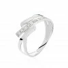 Histoire D'Or Bague Nermine Or Blanc Diamant