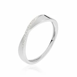 Histoire D'Or Bague Suzie Or Blanc Diamant
