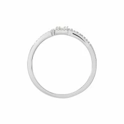 Histoire D'Or Bague Natacha Or Blanc Diamant -Colliers Fantaisie Soldes B3DFBDW2GO view2