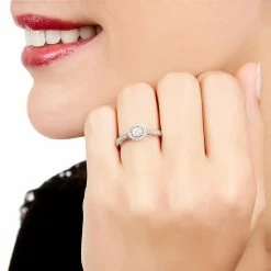 Histoire D'Or Bague Liah Or Blanc Diamant -Colliers Fantaisie Soldes B3DFBDW2HS model0