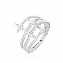 Histoire D'Or Bague Danilana Or Blanc Diamant