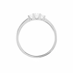 Histoire D'Or Bague Sabine Or Blanc Diamant -Colliers Fantaisie Soldes B3DFBDW2YB view2