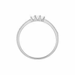 Histoire D'Or Bague Sabine Or Blanc Diamant -Colliers Fantaisie Soldes B3DFBDW2YC view2