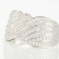 Histoire D'Or Bague Elfidia Or Blanc Diamant -Colliers Fantaisie Soldes B3DFBDW3IF view3