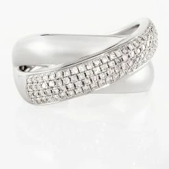 Histoire D'Or Bague Annoncia Or Blanc Diamant -Colliers Fantaisie Soldes B3DFBDW3LW view3