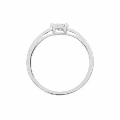 Histoire D'Or Bague Adeline Or Blanc Diamant -Colliers Fantaisie Soldes B3DFBDW3MM view2