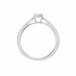 Histoire D'Or Bague Orphee Or Blanc Diamant 7 Histoire D'Or Bague Orphee Or Blanc Diamant -Colliers Fantaisie Soldes B3DFBDW3MN view2