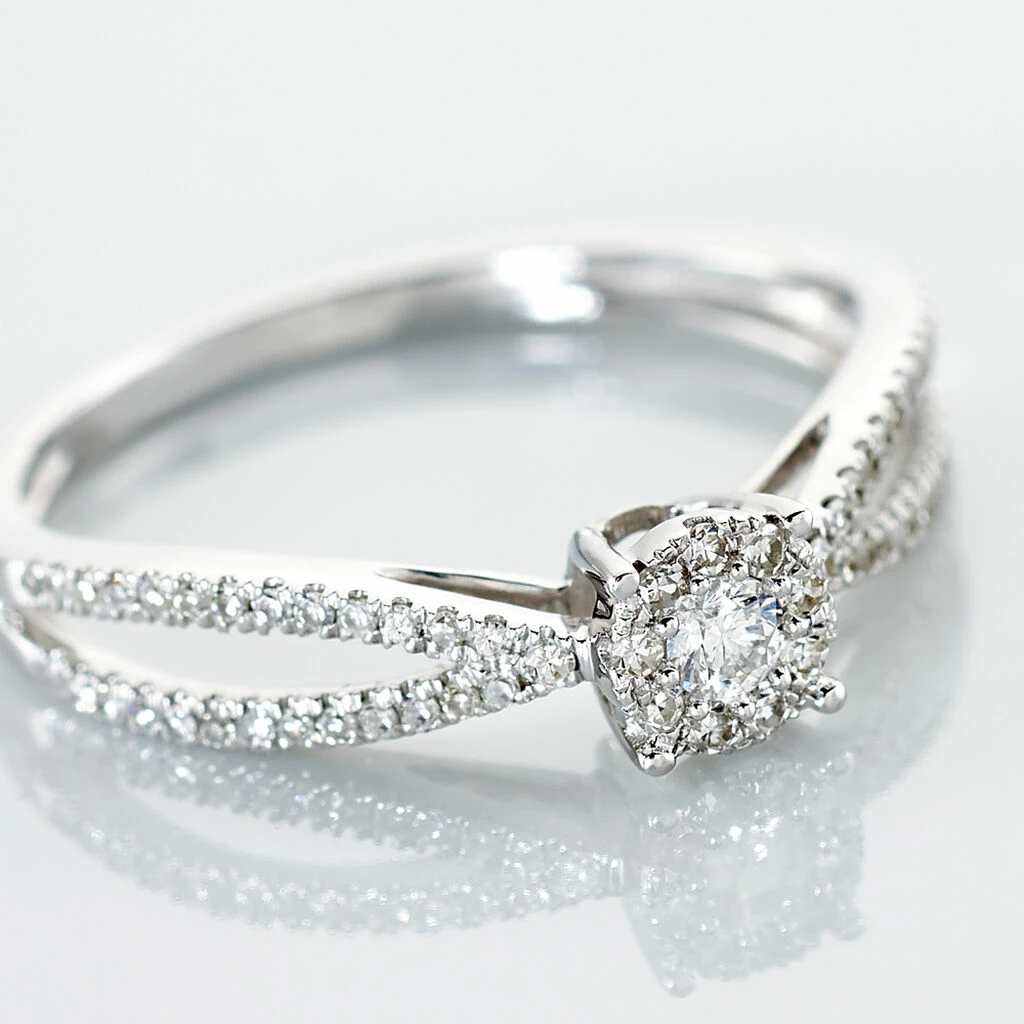 Histoire D'Or Bague Orphee Or Blanc Diamant 4 Histoire D'Or Bague Orphee Or Blanc Diamant – Image 4