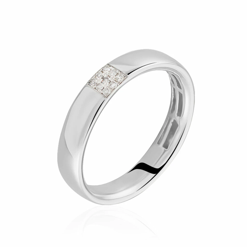 Histoire D'Or Bague Hajila Or Blanc Diamant 1 Histoire D'Or Bague Hajila Or Blanc Diamant
