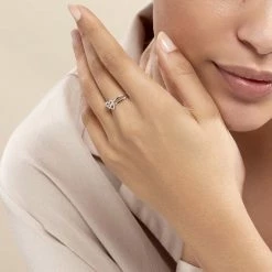 Histoire D'Or Bague Malinda Or Blanc Diamant 10 Histoire D'Or Bague Malinda Or Blanc Diamant -Colliers Fantaisie Soldes B3DFBDW3O6 model0