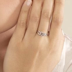 Histoire D'Or Bague Malinda Or Blanc Diamant 11 Histoire D'Or Bague Malinda Or Blanc Diamant -Colliers Fantaisie Soldes B3DFBDW3O6 model1