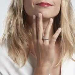 Histoire D'Or Bague Or Blanc Rosalane Diamants -Colliers Fantaisie Soldes B3DFBDW3YT model1