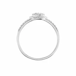 Histoire D'Or Bague Or Blanc Rosalane Diamants -Colliers Fantaisie Soldes B3DFBDW3YV view2