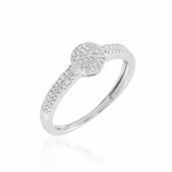 Histoire D'Or Bague Lisyae Or Blanc Diamants