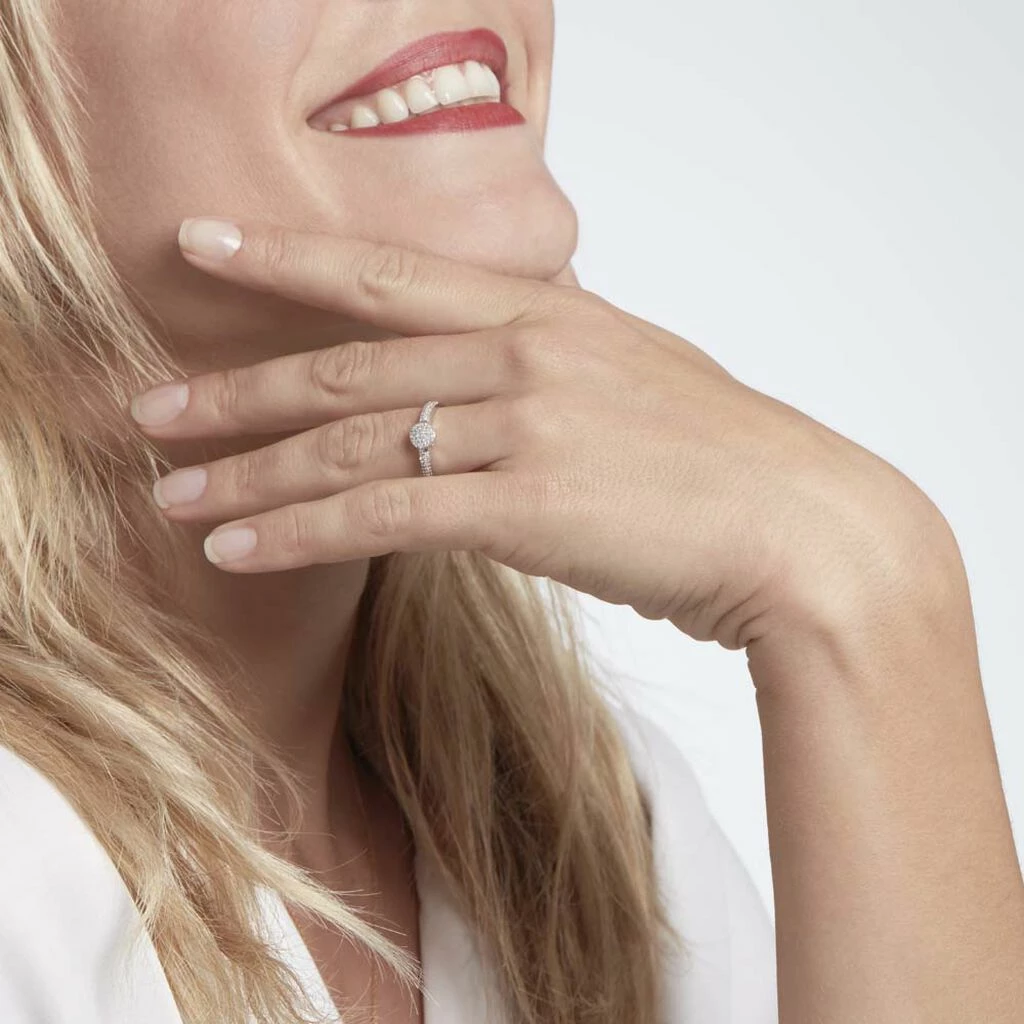 Histoire D'Or Bague Lisyae Or Blanc Diamants 5 Histoire D'Or Bague Lisyae Or Blanc Diamants – Image 5