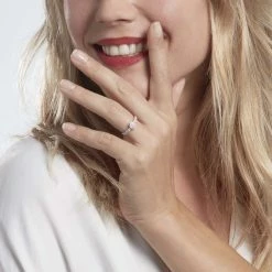 Histoire D'Or Bague Lisyae Or Blanc Diamants 11 Histoire D'Or Bague Lisyae Or Blanc Diamants -Colliers Fantaisie Soldes B3DFBDW3YW model1