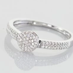 Histoire D'Or Bague Lisyae Or Blanc Diamants 9 Histoire D'Or Bague Lisyae Or Blanc Diamants -Colliers Fantaisie Soldes B3DFBDW3YW view3