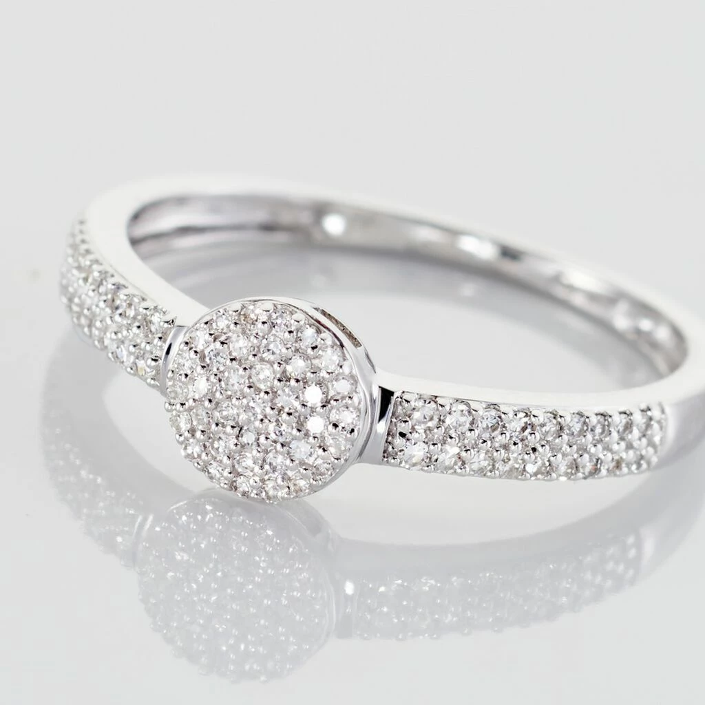 Histoire D'Or Bague Lisyae Or Blanc Diamants 4 Histoire D'Or Bague Lisyae Or Blanc Diamants – Image 4