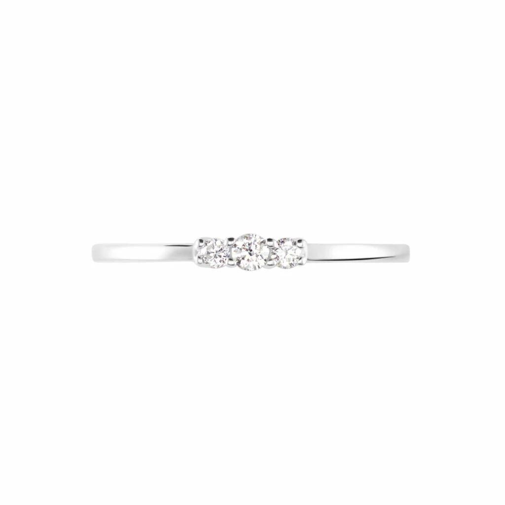 Histoire D'Or Bague Sabine Or Blanc Diamant 2 Histoire D'Or Bague Sabine Or Blanc Diamant – Image 2